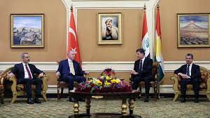 	Cumhurbaşkanı Erdoğan, Neçirvan Barzani ve Mesrur Barzani ile görüştü