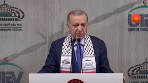 Cumhurbaşkanı Erdoğan, Parlamenterler Arası Kudüs Platformu 5. Konferansı'nda konuştu: