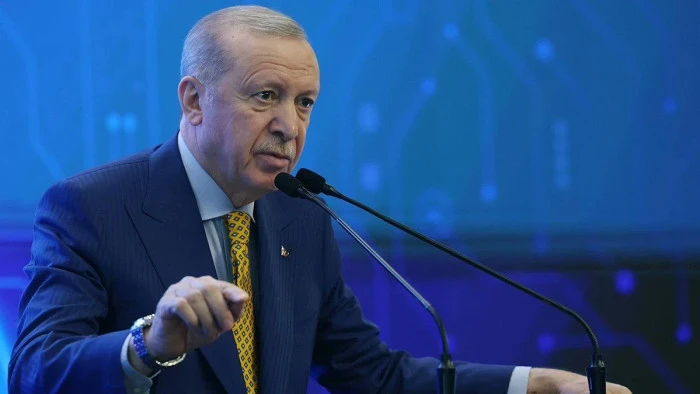 Cumhurbaşkanı Erdoğan: "Sulama konusunda bir sıkıntımız bulunmuyor. Zirai don ve kuraklık sebebiyle bir &ouml;nceki sene d&uuml;ş&uuml;ş yaşayan bitkisel &uuml;retimimiz yeniden y&uuml;kselişe ge&ccedil;ecek"
