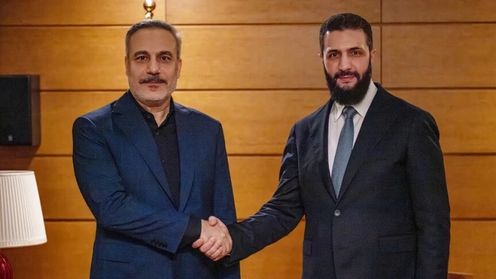 Dışişleri Bakanı Fidan, Suriye Cumhurbaşkanı Şara ile Antalya'da g&ouml;r&uuml;şt&uuml;