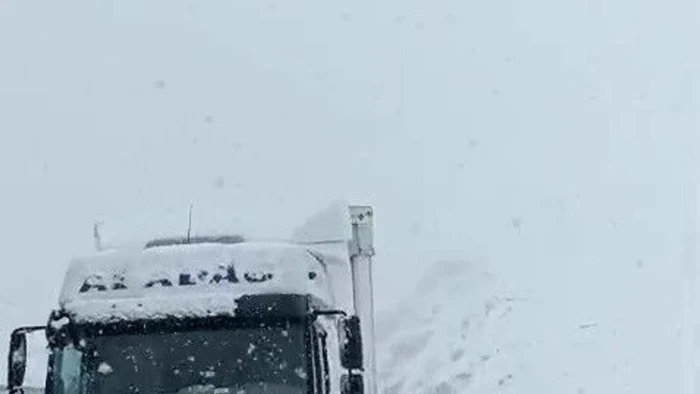 Erzurum'da baharda yağan kar ulaşımı aksattı