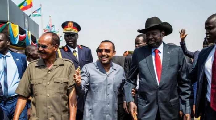 Etiyopya Başbakanı Ahmed ile G&uuml;ney Sudan Cumhurbaşkanı Mayardit ekonomik iş birliğini g&ouml;r&uuml;şt&uuml;