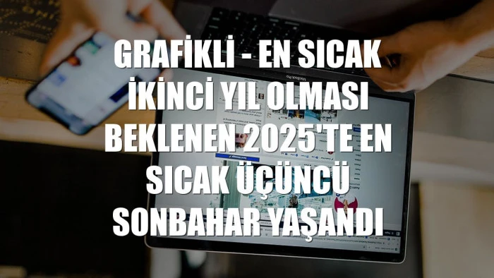 GRAFİKLİ - En sıcak ikinci yıl olması beklenen 2025'te en sıcak üçüncü sonbahar yaşandı