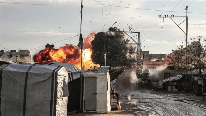 G&Uuml;NCELLEME - Ateşkesi ihlal eden İsrail askerlerinin Gazze'deki saldırısında 2 kardeş hayatını kaybetti