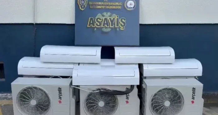 Hatay'da klima &uuml;nitesi hırsızlığı yaptıkları iddiasıyla 3 zanlı tutuklandı
