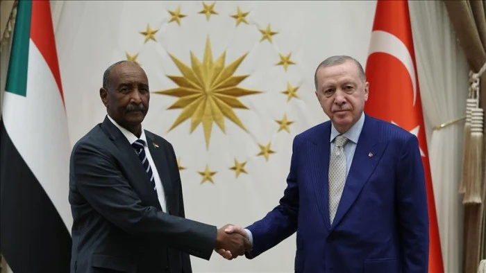 İletişim Başkanlığından Cumhurbaşkanı Erdoğan'ın Sudan Egemenlik Konseyi Başkanı Burhan ile g&ouml;r&uuml;şmesine ilişkin a&ccedil;ıklama