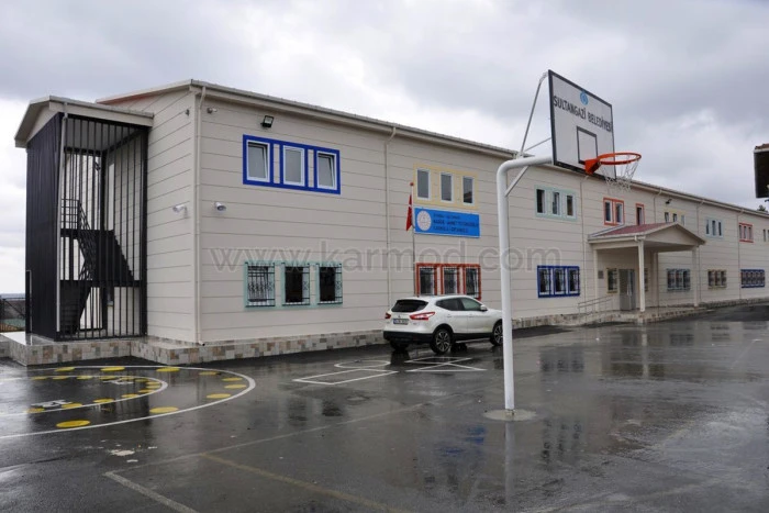 Karmod Cibuti'ye &ccedil;elik yapı okul kuruyor
