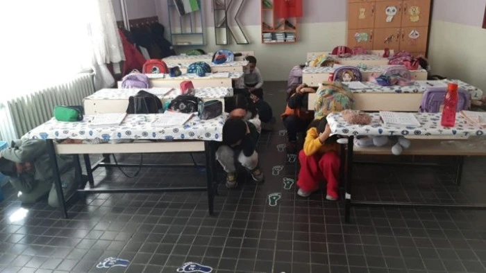 Keban'da yangın tatbikatı yapıldı