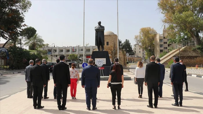 KKTC'de 19 Mayıs Atat&uuml;rk&rsquo;&uuml; Anma, Gen&ccedil;lik ve Spor Bayramı kutlandı
