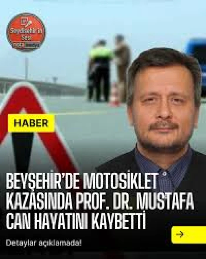 Konya'da kullandığı motosikletle kaza yapan profes&ouml;r hayatını kaybetti