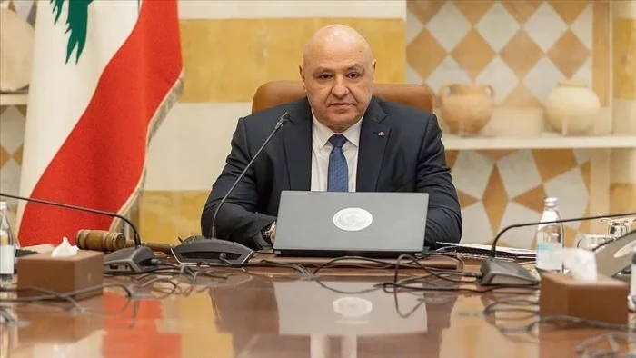 L&uuml;bnan Cumhurbaşkanı Avn, İsrail işgalinin Washington Anlaşması'nın uygulanmasını engellediğini s&ouml;yledi