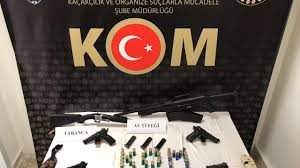Mardin'de ruhsatsız 7 tabanca ele geçirilen operasyonda bir kişi tutuklandı