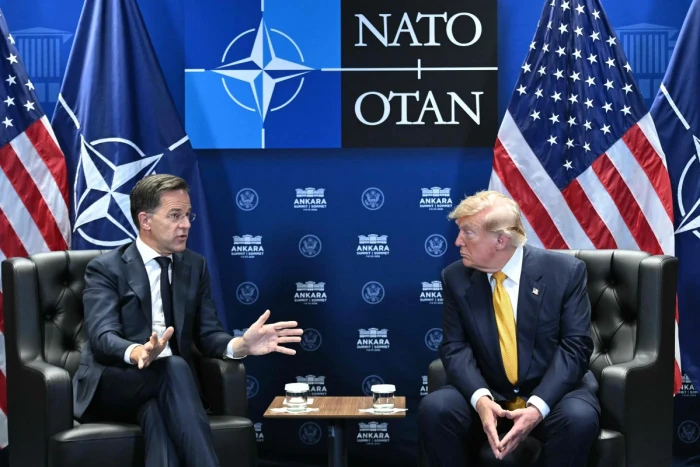 NATO ANKARA ZİRVESİ - ABD Başkanı Trump, Rutte ile basın mensuplarına a&ccedil;ıklamalarda bulundu: (2)