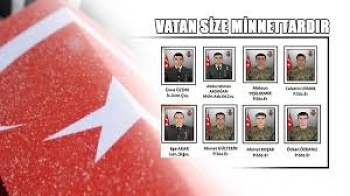 Pençe-Kilit Harekat bölgesinde metan gazına maruz kalarak şehit olan asker sayısı 8'e yükseldi