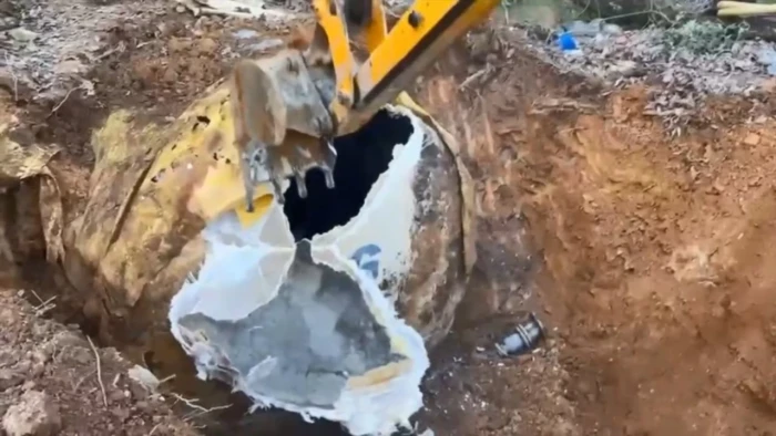 Pendik'te yer altı su deposunda 3 bin 92 silah par&ccedil;ası bulundu