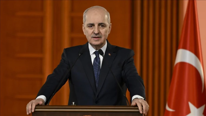 Slovenya Ulusal Meclis Başkanı Klakocar Zupancic, TBMM Başkanı Kurtulmuş ile ortak basın toplantısında konuştu: