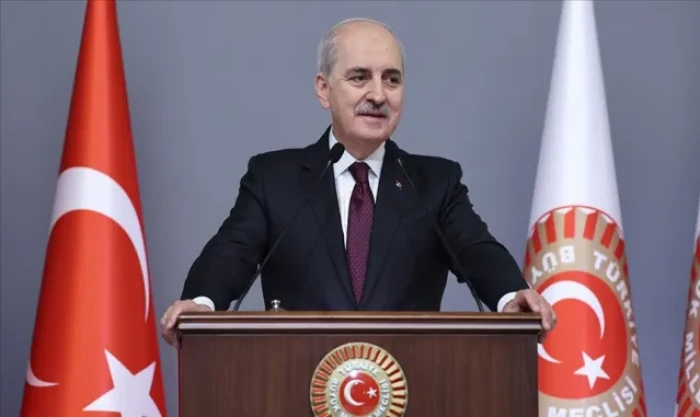 TBMM Başkanı Kurtulmuş: "Mazlumların hayatı pahasına s&uuml;rd&uuml;r&uuml;len suskunluk, asla tarafsızlık olarak kabul edilemez. Sivillerin yaşam hakkı &uuml;zerinde siyasi pazarlıklar yapılamaz."