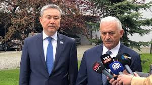TDT Aksakallar Konseyi Başkanı Yıldırım, Kazakistan'ın Ankara Büyükelçiliğini ziyaret etti: