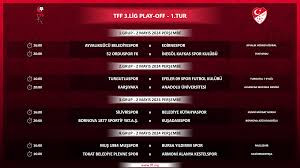 TFF 3. Lig play-off 2. tur eşleşmeleri ve maç programı açıklandı