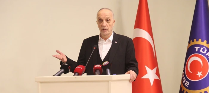 T&Uuml;RK-İŞ Genel Başkanı Atalay'dan K&uuml;resel Sumud Filosu'ndaki aktivistlerin serbest bırakılması &ccedil;ağrısı