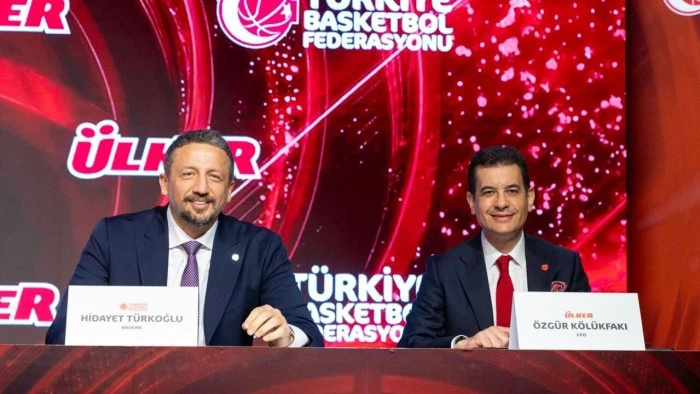 T&uuml;rkiye Basketbol Federasyonu ile &Uuml;lker arasında sponsorluk anlaşması imzalandı