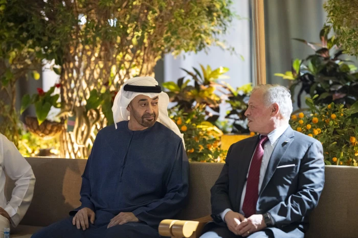 &Uuml;rd&uuml;n Kralı ile BAE Devlet Başkanı b&ouml;lgesel gelişmeleri g&ouml;r&uuml;şt&uuml;