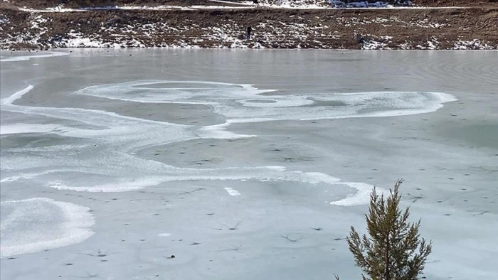 Van Ortanca Göleti'nde su tutuldu