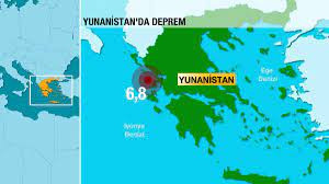 Yunanistan'da Mora Yarımadası'nın batısında 5,8 büyüklüğünde deprem meydana geldi